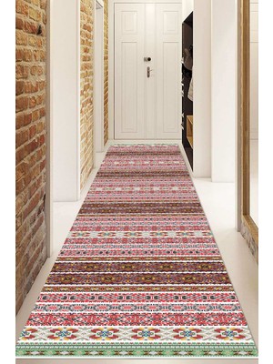 Dijital Baskılı Kaymaz Taban Yıkanabilir Modern Yolluk ve Koridor Halısı Ndu-Hk-20