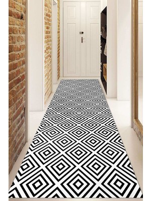 Napoli Home Dijital Baskılı Kaymaz Taban Yıkanabilir Modern Yolluk ve Koridor Halısı NDU-SD-159