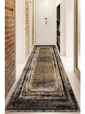 Napoli Home Dijital Baskılı Kaymaz Taban Yıkanabilir Modern Yolluk ve Koridor Halısı NDU-HT-967