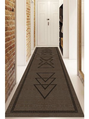 Dijital Baskılı Kaymaz Taban Yıkanabilir Modern Yolluk ve Koridor Halısı NDU-SD-1066