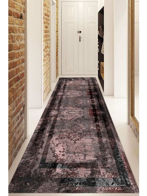 Napoli Home Dijital Baskılı Kaymaz Taban Yıkanabilir Modern Yolluk ve Koridor Halısı NDU-SD-281