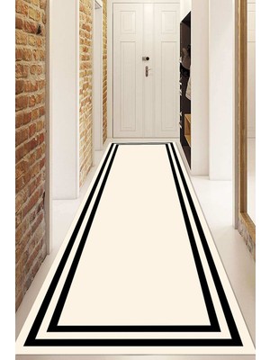 Napoli Home Dijital Baskılı Kaymaz Taban Yıkanabilir Modern Yolluk ve Koridor Halısı NDU-SD-537
