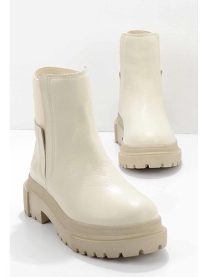 Bambi Bej      Deri Kadın Bot & Bootie K02724300003