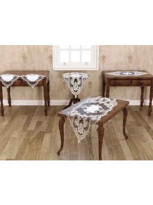Tropik Home 5 Parça Salon Takımı (1158-6 Krem)