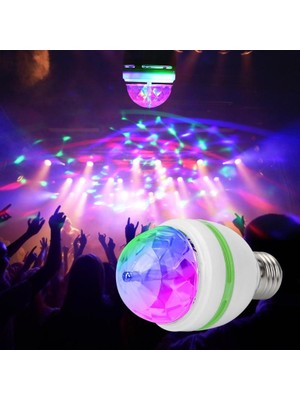 Kuzey Disko Işığı LED Rgb Disko Işık Topu Ampul LED Işık Dönen Disko Topu Işıklı Yılbaşı Parti Işıkları