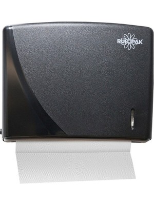 Rulopak Modern Z Katlama Kağıt Havlu Dispenseri 200'Lü Siyah