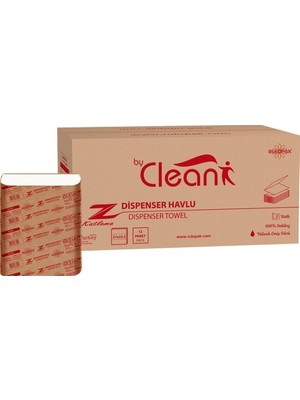 Rulopak By Clean Z Katlama Kağıt Havlu 2 Katlı 130 Yaprak 12'Li Paket