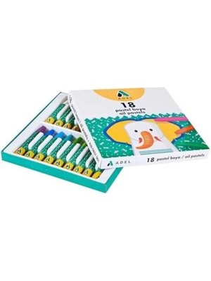 Adel 18 Renk Pastel Boya Karton Kutu N11.5130