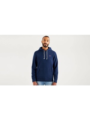 Original Hoodie Mavi Erkek Kapüşonlu Sweatshirt