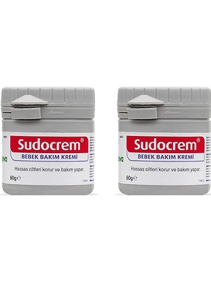 Sudocrem Bebek Bakım Kremi 2x60 gr Hassas Cilt Koruma Pişik Önleyici Nemlendirici Formül