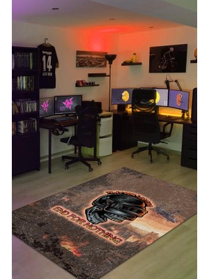 Homshtag Toplamak İçin Oyna Dokuma Tabanlı Yıkanabilir Kaymaz Gamer Halısı