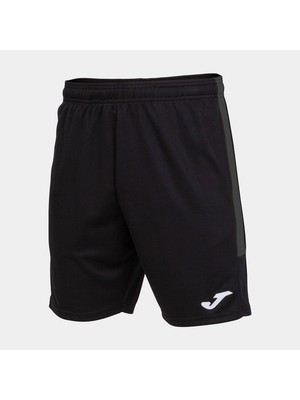 Joma Eco Champıonshıp Bermuda Siyah Antrasit Erkek Spor Tarz Nefes Alabilir Kumaş Özellik