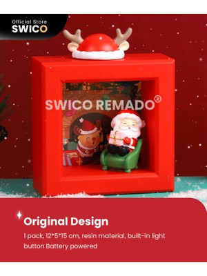 Swico Remado Aydınlık Noel Baba Yaratıcı Noel Dekorasyonu (Yurt Dışından)