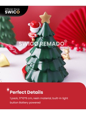 Swico Remado Aydınlık Noel Ağacı Yaratıcı Noel Dekorasyonu (Yurt Dışından)