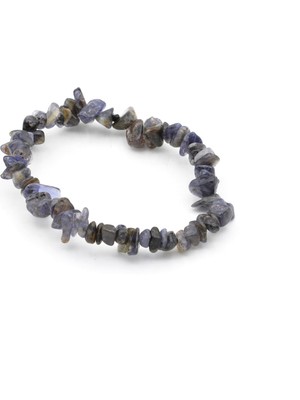 Murty99 Doğal Kırık Taş Iyolit Taşı Bileklik