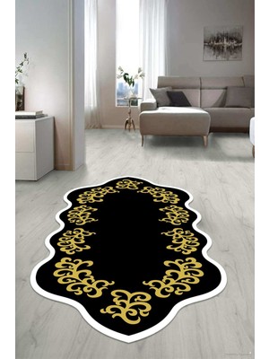 Napoli Home Dijital Baskılı Kaymaz Taban Yıkanabilir Lazer Kesim Salon Halısı Yolluk NLZR-SD-133