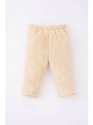 DeFacto Kız Bebek Yılbaşı Temalı Pelüş Pijama Takım Y4219A222WN