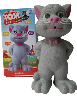 EC Shop Royal Shop Konuşan Kedi Tom Ses Kaydeden Müzikli 23 cm Talking Tom Cat RS55876