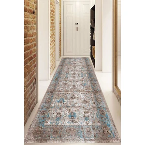 Napoli Home Dijital Baskılı Kaymaz Taban Yıkanabilir Modern Yolluk ve Koridor Halısı NDU-HK-101
