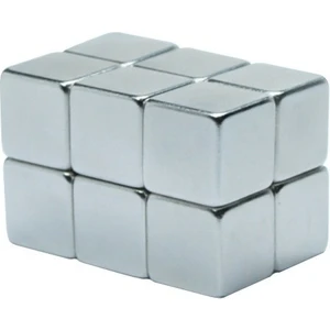 Dünya Magnet Çok Güçlü Neodyum Mıknatıs Küp 10X10X10 mm 10 Adet