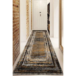 Napoli Home Dijital Baskılı Kaymaz Taban Yıkanabilir Modern Yolluk ve Koridor Halısı NDU-HT-967