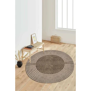 Napoli Home Dijital Baskılı Kaymaz Taban Yıkanabilir Yuvarlak Salon Halısı Koridor Halısı Paspas NDY-HY-1241