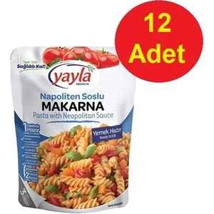 Yemek Hazır Napoliten Soslu Makarna 250 gr x 12 Adet