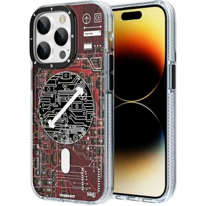 Apple iPhone 14 Pro Max Kılıf Magsafe Şarj Özellikli Youngkit Technology Serisi Kapak