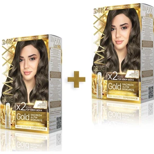 Maxx Deluxe Golden Beauty  8.11  Yoğun Açık Küllü Kumral Set Boya