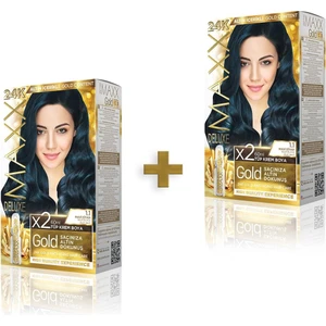 Maxx Deluxe Golden Beauty  1.1  Mavi Siyah Set Boya
