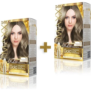 Maxx Deluxe 2'li Golden Beauty  8.1  Küllü Açık Kumral Set Boya