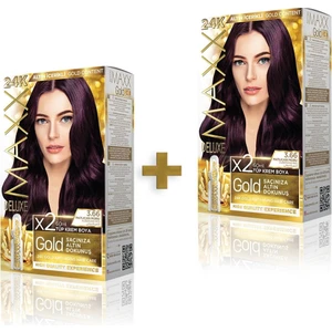 Maxx Deluxe Golden Beauty  3.66  Patlıcan Moru Set Boya