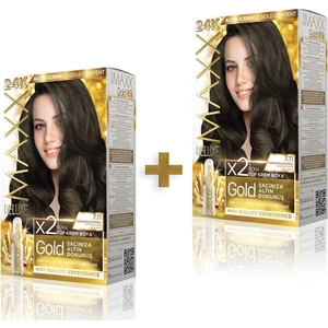 Maxx Deluxe Golden Beauty  7.11  Yoğun Küllü Kumral Set Boya