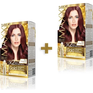 Maxx Deluxe Golden Beauty  4.6  Kestane Kızılı Set Boya