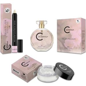 Clé D'amour Cle D'amour Delicate Lady (Çiçeksi) Women - 3 Lü Kadın Parfüm Seti 50 ml - Vegan