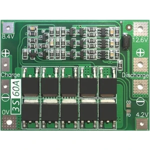 3s 60A 11,1V Bms Koruma Kartı Lityum Batarya 18650 Li-Ion Lipo Protection Module