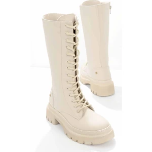 Mat Bej  Kadın Bot & Bootie K02538036609