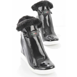 Siyah Rugan  Kadın Bot & Bootie K02628020608