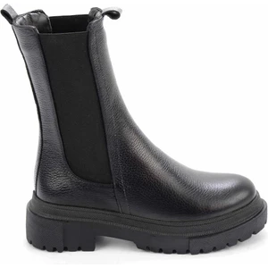 Siyah      Deri Kadın Bot & Bootie K02724300103