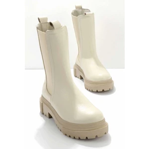 Bej      Deri Kadın Bot & Bootie K02724300103