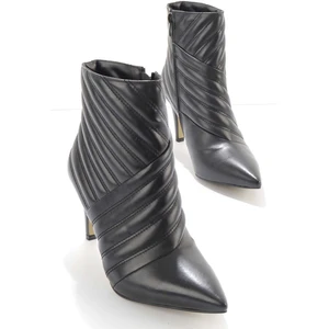 Siyah  Kadın Bot & Bootie K02226111109