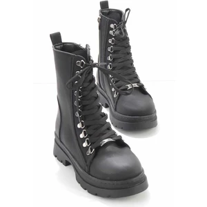 Siyah Nubuk  Kadın Bot & Bootie K02254283101