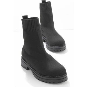 Siyah Triko  Kadın Bot & Bootie K02246150382