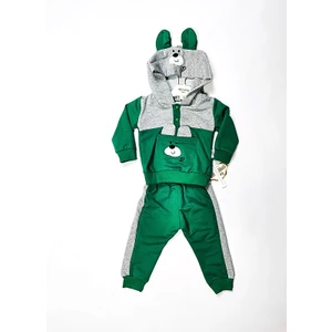 Butik Sosyetik Donino Baby Ayıcık Baskılı Bebek Takım