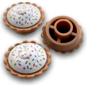 Orijinal Parçalar - Renkli Desenli Pasta (3 Adet)