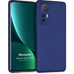 Matte Silicone Xiaomi Mi 12 Lite Kılıf Lacivert
