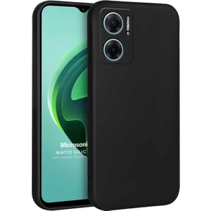 Matte Silicone Xiaomi Redmi Note 11E Kılıf Siyah