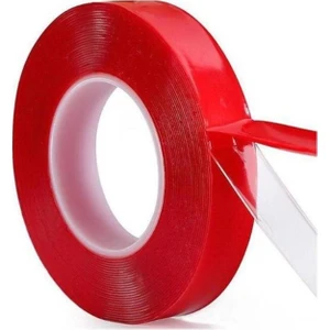 Çift Taraflı Şeffaf Akrilik Bant Poşetli (24 mm x 5 M)