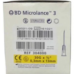Bd Microlance Mezoterapi Iğnesi 30G 0.3X13MM REF:304000 -  20 Adet