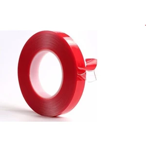 Çift Taraflı Şeffaf Akrilik Bant Poşetli (10 mm x 5 M)
